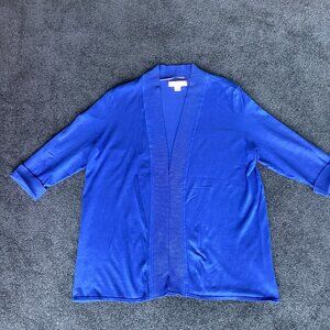 Laura Ashley Royal Blue Cardigan - Large